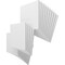 Ekena Millwork 15 3/4W x 15 3/4H x 5/8T PVC Hobby Boards, Unfinished, 25PK HBP16X16X625DUN - alternate 3